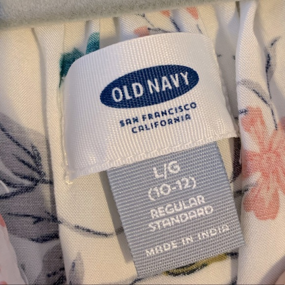 Old navy floral dress, size youth L with pockets - Picture 3 of 6